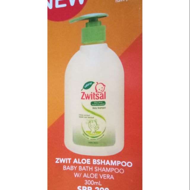 zwitsal baby shampoo aloe vera