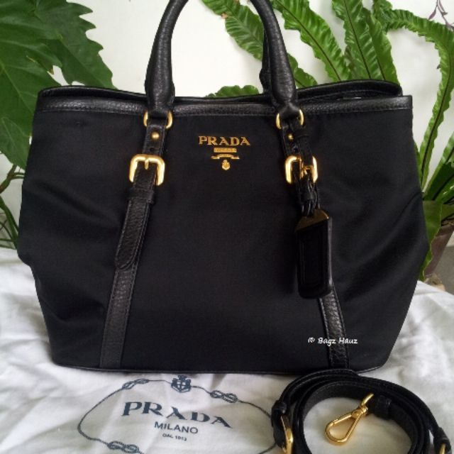 prada 2 way bag