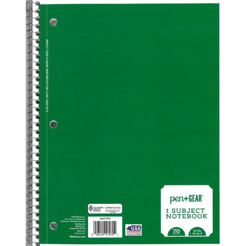Pen Gear Notebook 70 Sheets Shopee Philippines