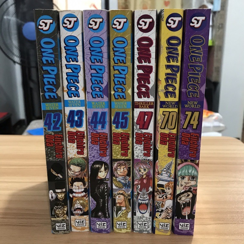 One Piece Water Seven Thriller Bark New World Volume 42 43 44 45 47 70 74 Manga Onhand Shopee Philippines