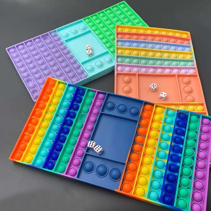 Big Pop It Chess Board Fidget Toy Popit 