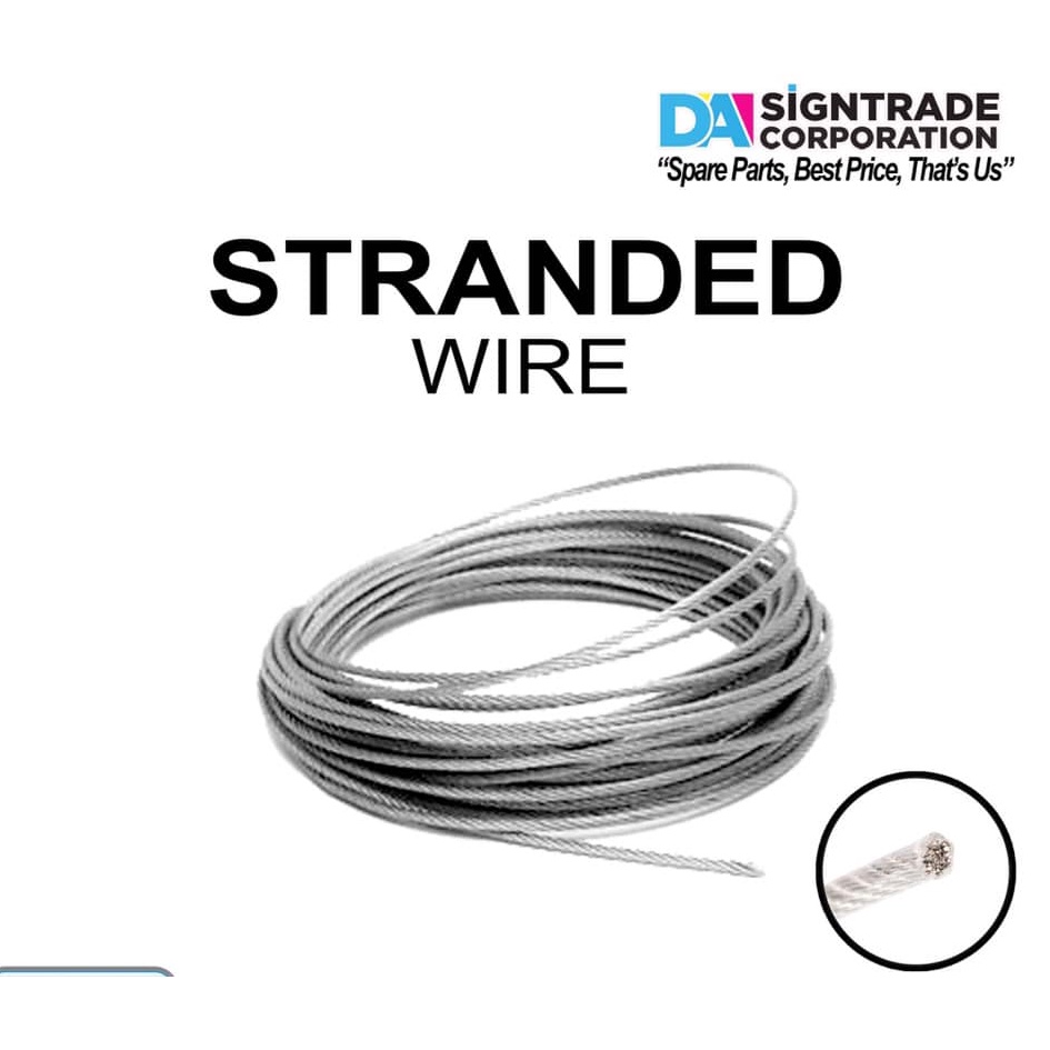 2mm Stranded Hanging Wire for Wall Frames & Signage | Shopee Philippines