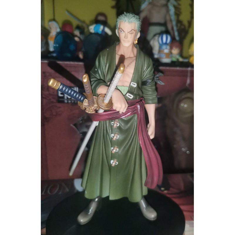Authentic One Piece Figure The Grandline Men Glm Roronoa Zoro New World Shopee Philippines