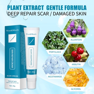 West&Month Acne Treatment Dark Spot Remover Repair Strech Marks 20g Acne Scar Pimples Marks Acne Sc #7