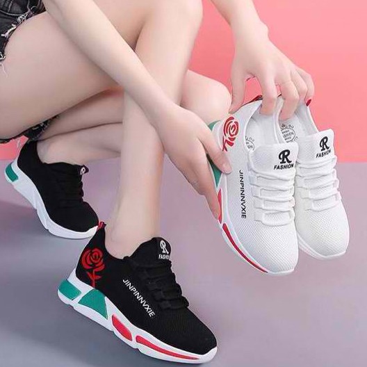 Bestseller women's rubber breathable sneakers shoes #888 | Shopee ...