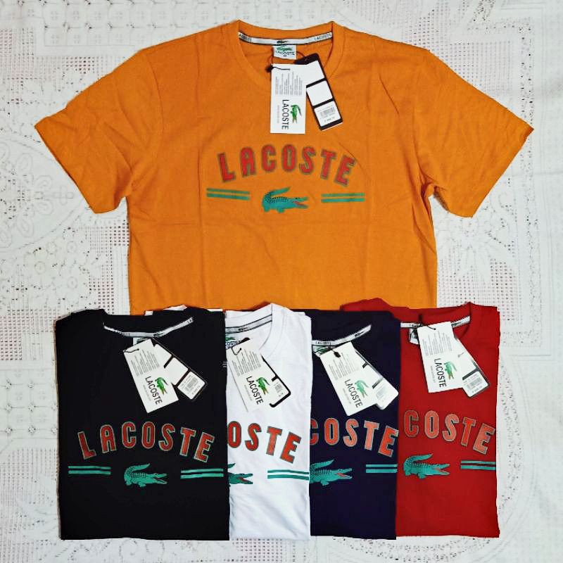 Lacoste Men's Tshirt Available via COD | Shopee Philippines