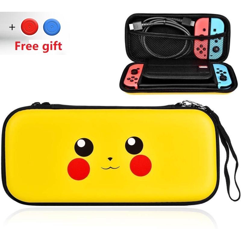 pikachu nintendo switch carry case