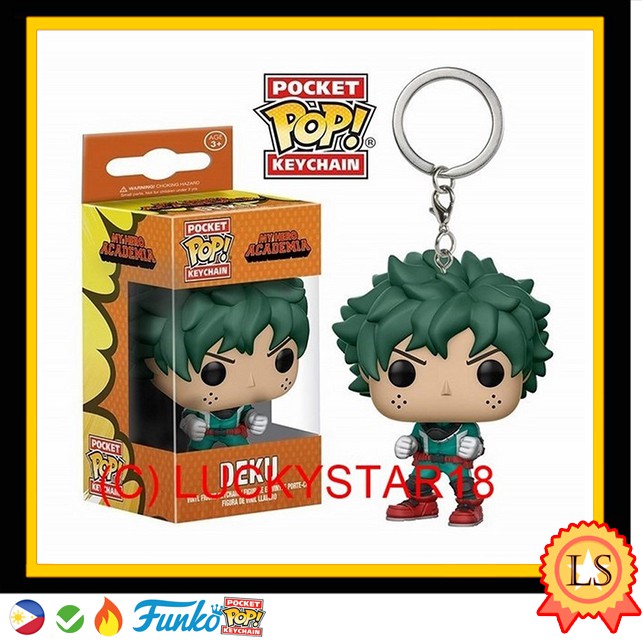 deku funko pop keychain