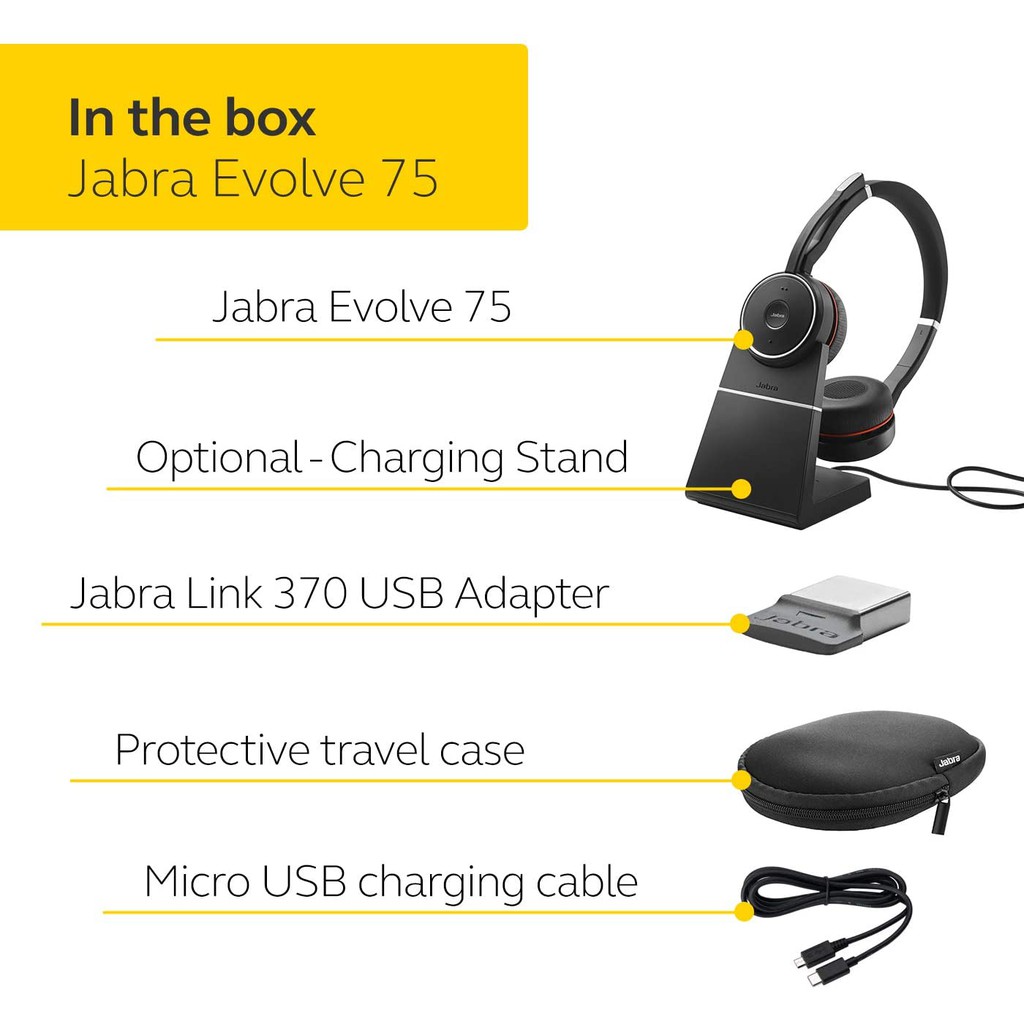 jabra evolve 75 usb adapter