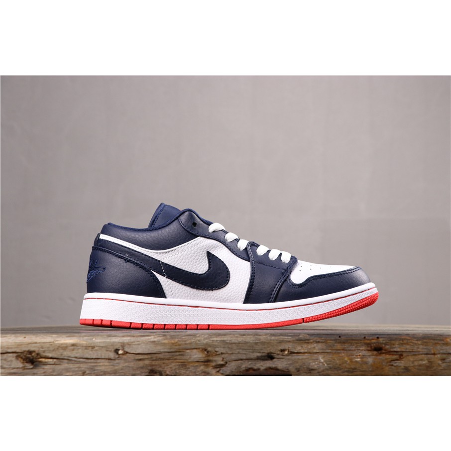 jordan 1 low obsidian on feet