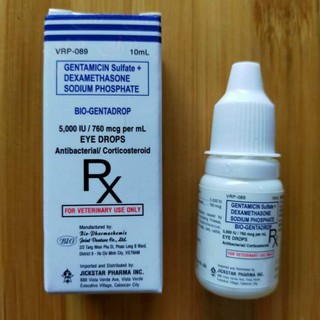 BIO-GENTADROP Eye Drops Dogs 10 ml | Shopee Philippines