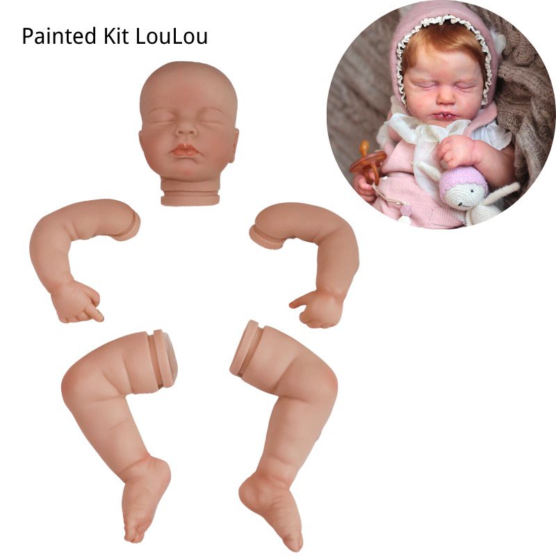 Bebe Reborn Painted Kit Loulou Reborn Babies Molds Unassembled 50cm Reborn Baby Doll Toy For Childre Shopee Philippines