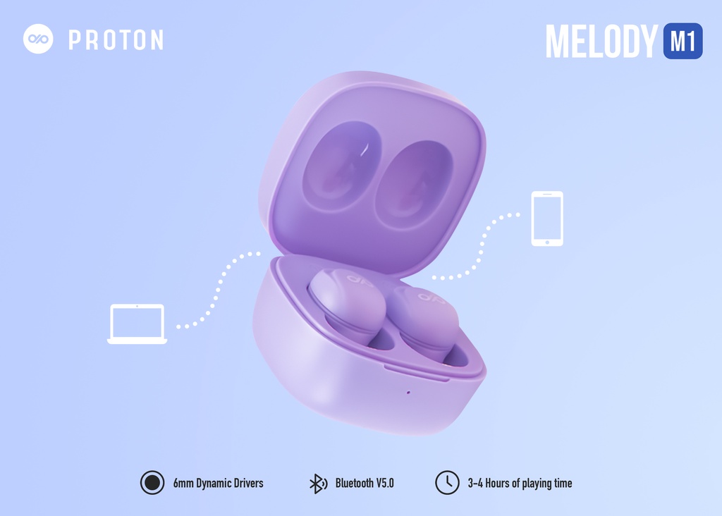 Proton Melody M1 TWS Earbuds Shopee Philippines