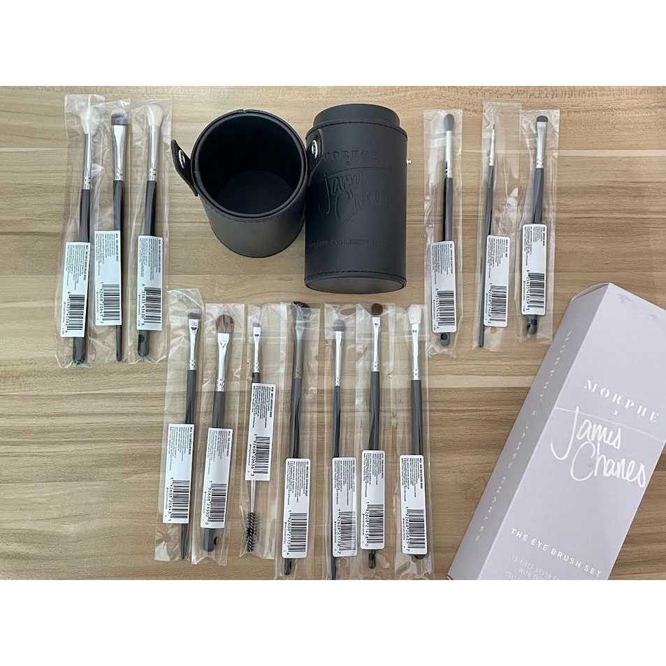 AUTHENTIC Morphe MORPHE X JAMES CHARLES THE EYE BRUSH SET Shopee