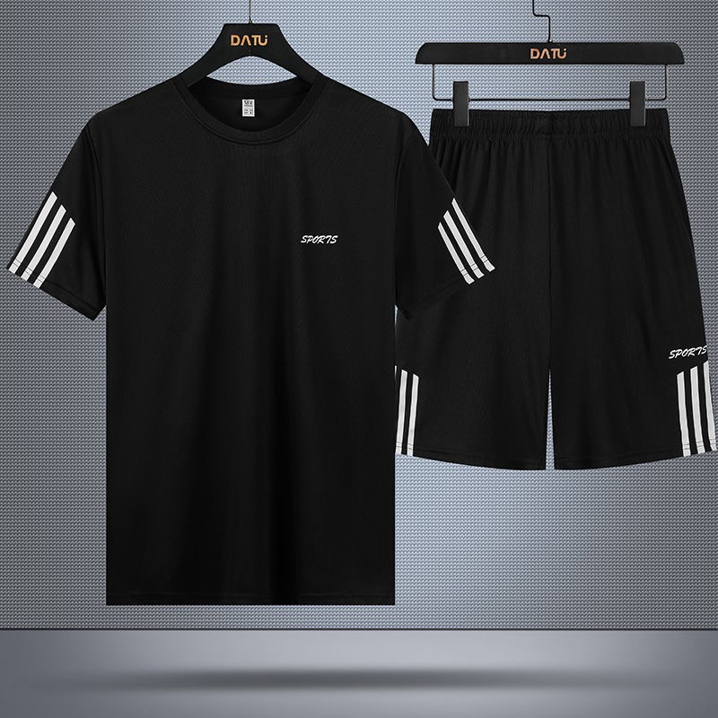 DRIFIT [2 in 1 set] Korean sports fashion trend Terno T-shirt + shorts unisex size Korean size — view 2