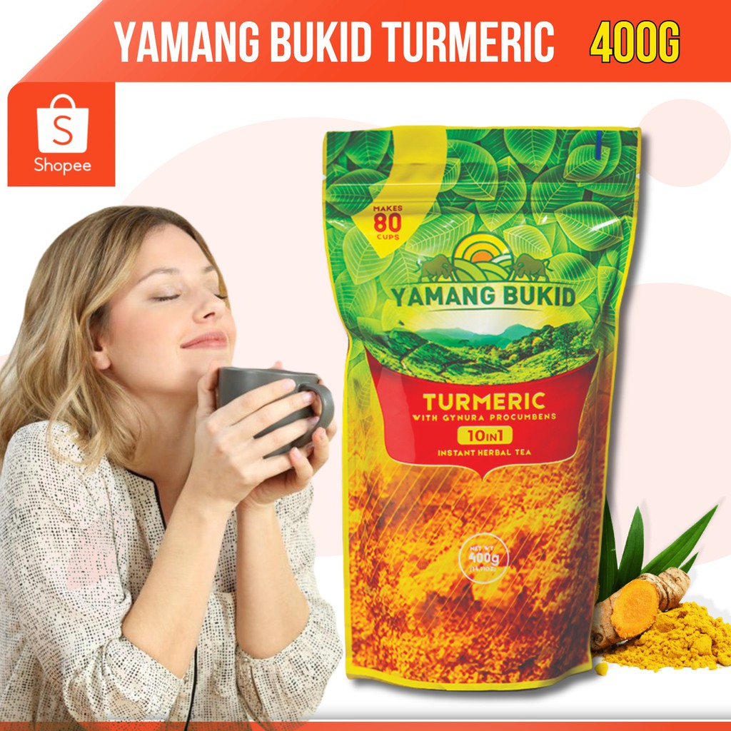 Original Yamang Bukid Turmeric 10in1 Tea Herbal Tea Healthy Tea