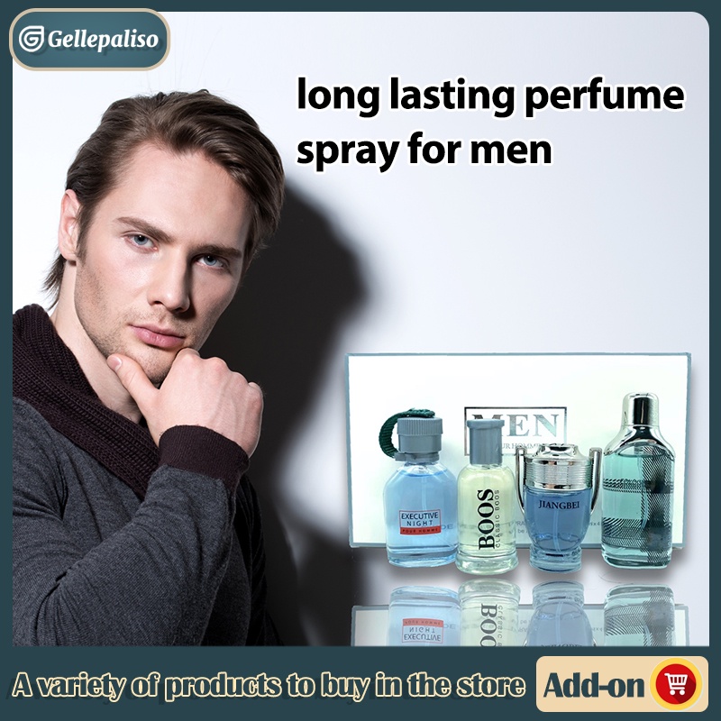 Perfume For men 4 in 1 Long Lasting Perfume Fascinating Scent Buy1 Take 3 Free kaakitakit na