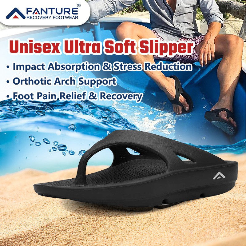 soft flip flops with arch support