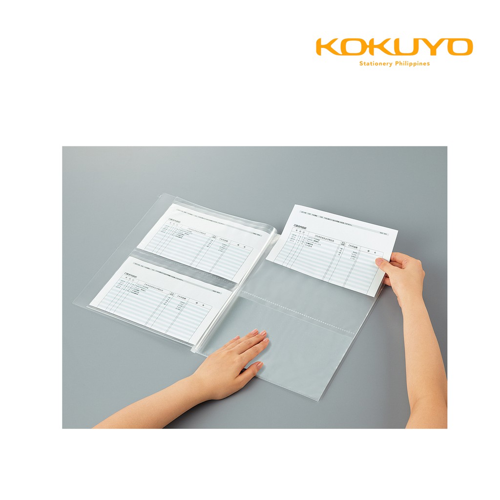 Kokuyo RA-NF500T Novita Alpha Display Book Refill File, A4, Receipt ...