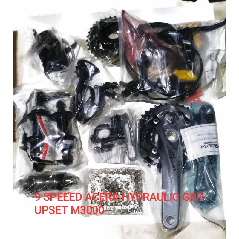 groupset acera 9 speed