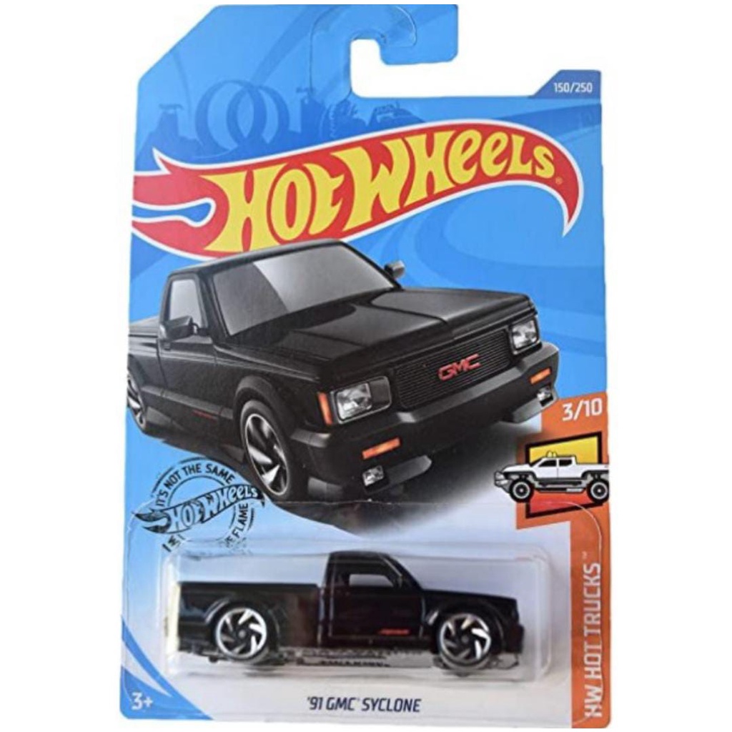 Toy Car Hot Wheels 91 GMC SYCLONE 2020 Black - PICKUP CYCLONE | Shopee ...