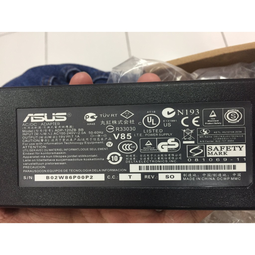 Asus Laptop Charger V A Dc Size Mm Mm Shopee Philippines