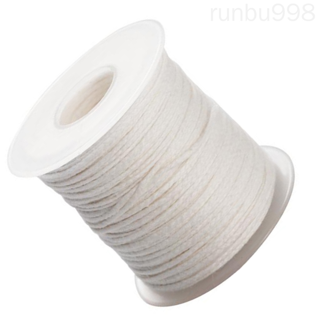 1 Roll Cotton Candle Wick Smokeless Candle Wick 61 Meters for DIY Handmade Candle Making runbu998 store