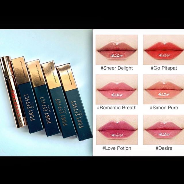 pony effect favorite fluid lip tint sheer delight