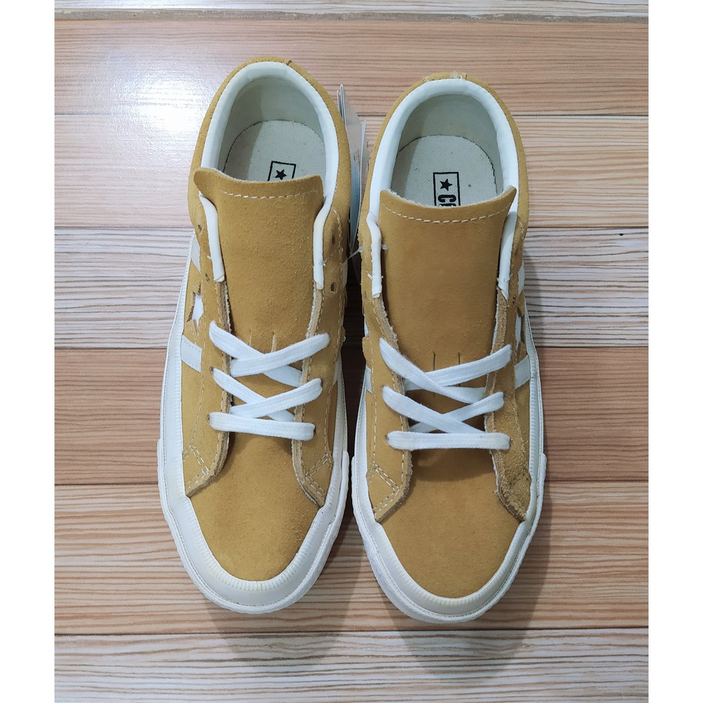 mustard all star converse