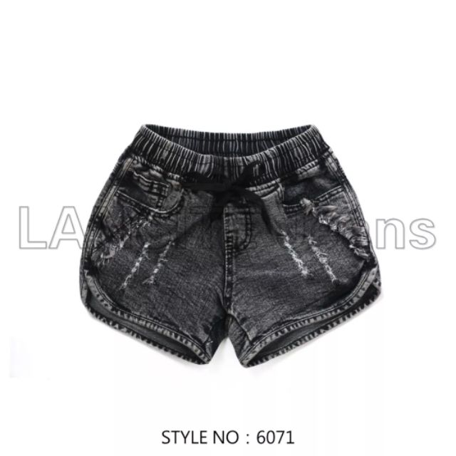 black ladies denim shorts