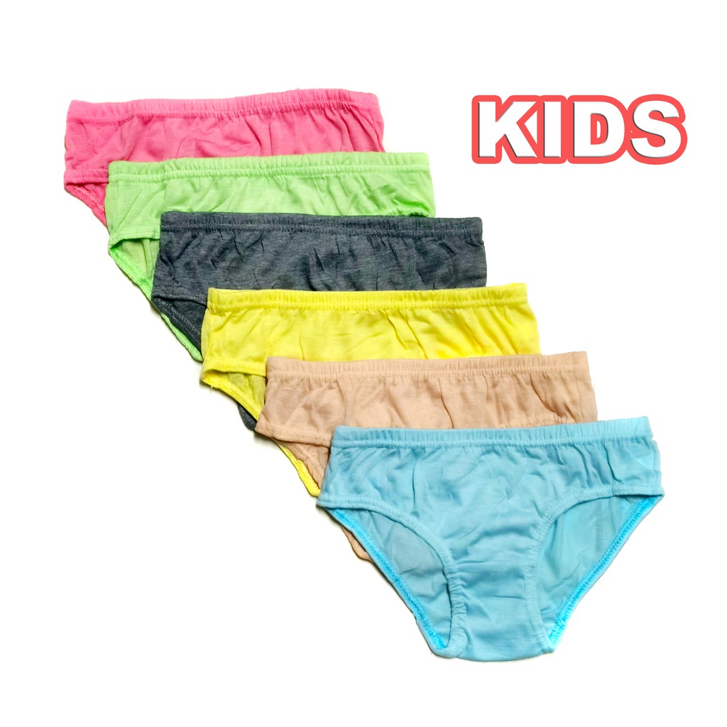 Catwalk 12 Pcs Kids Panty Girls Underwear Panties | Shopee Philippines