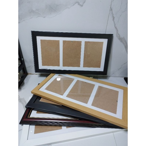 3in1 Picture frame 5r size and 4r size with glass ready to hang