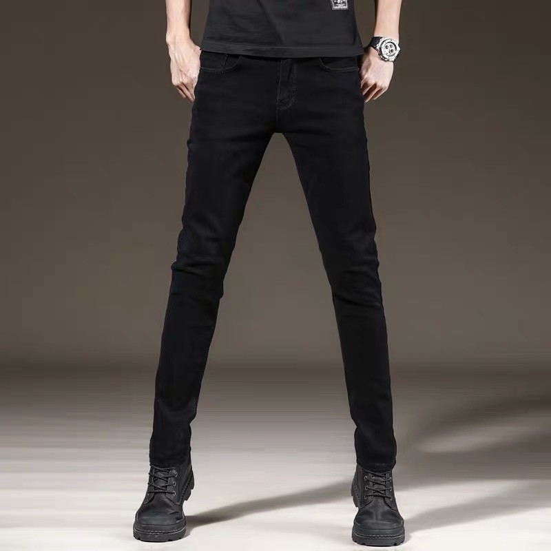 black denim pants