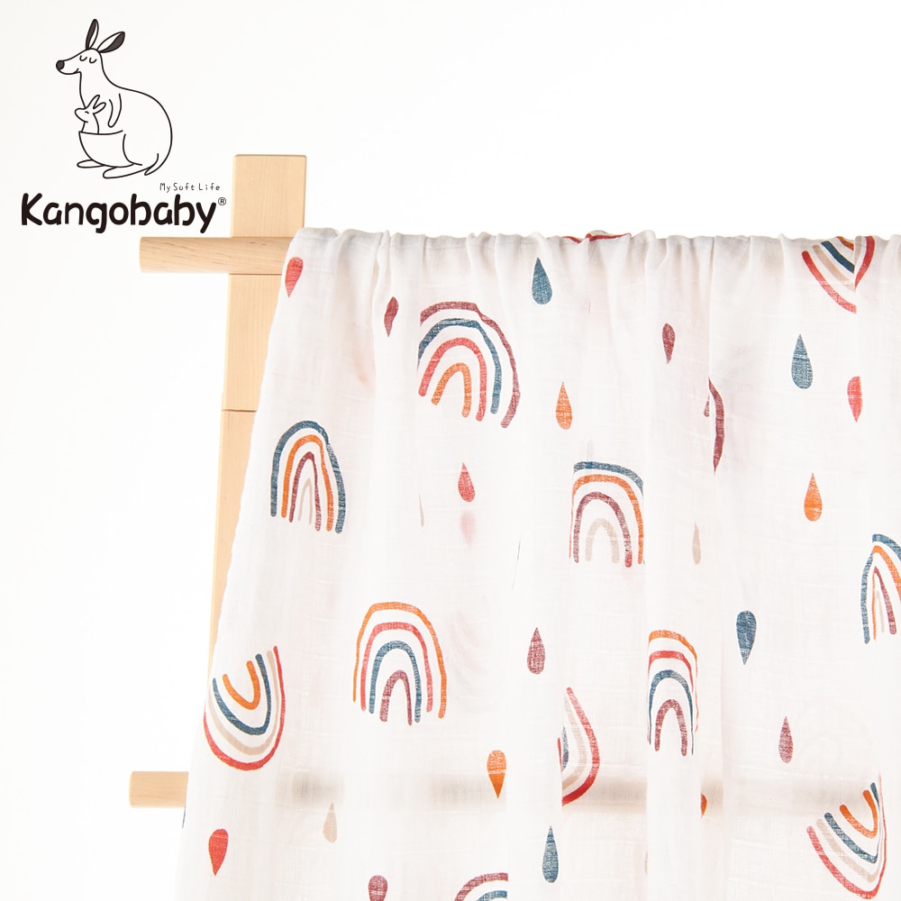 rainbow baby swaddle blanket