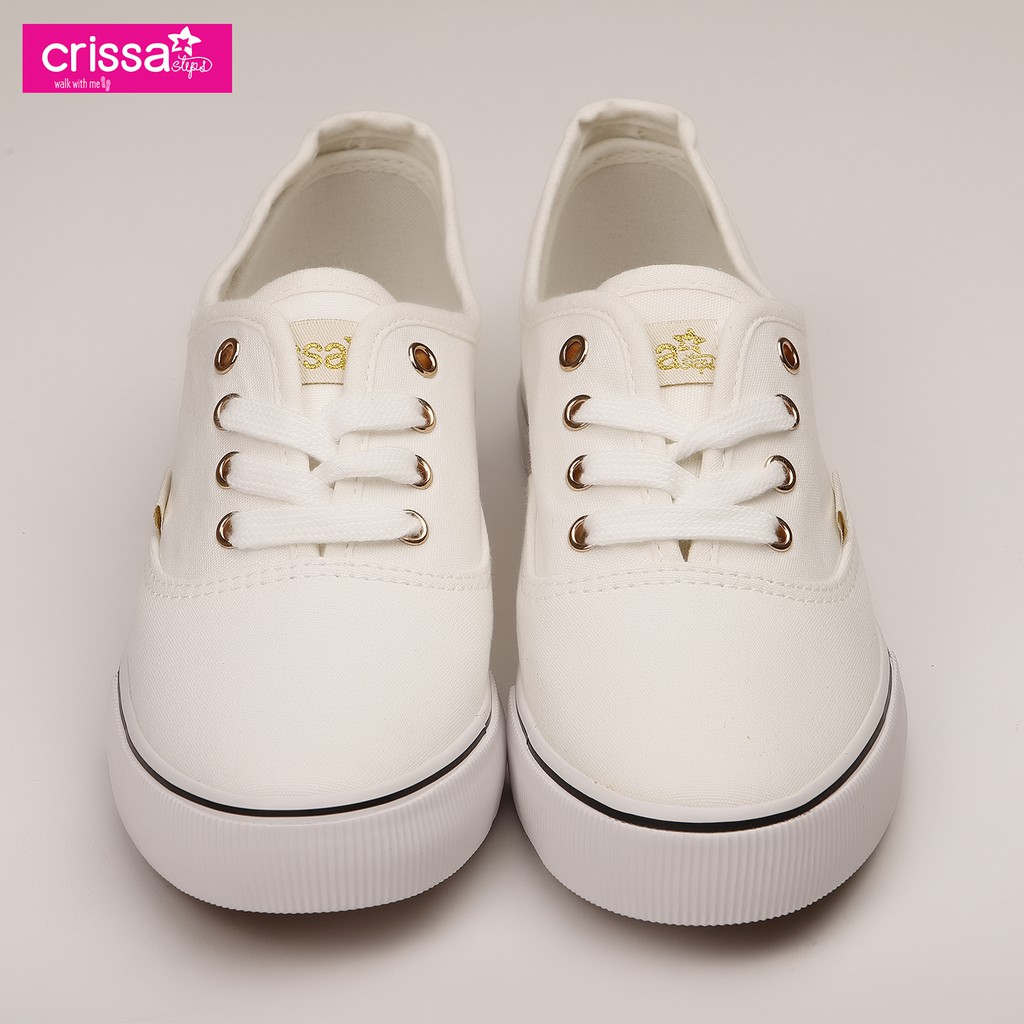 Crissa Steps Ladies Lace Up Shoes CSC060704 (White