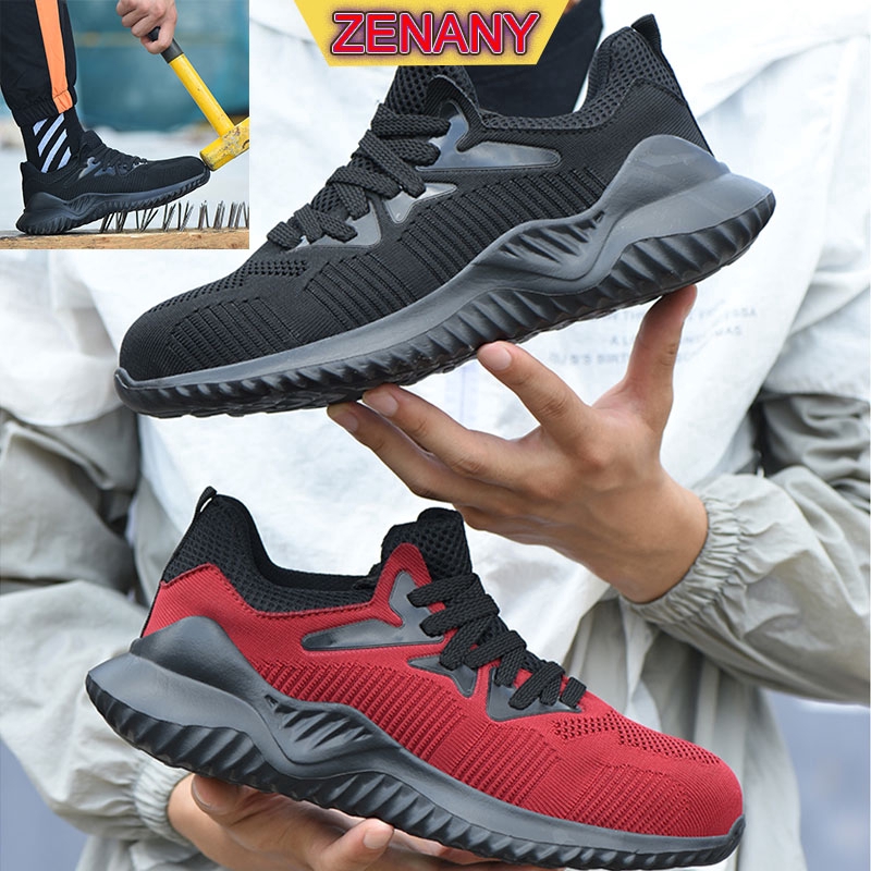 ZENANY【Boom Promotion】Safety shoes breathable anti