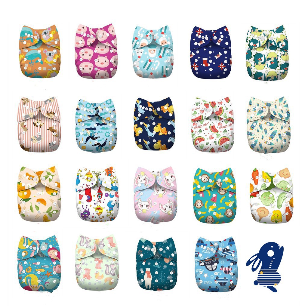 30PCS CATHYBABY Baby Cloth Diapers 