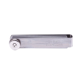 0.04 to 1.00mm Thickness Gap Metric 25 Blade Filler Feeler Gauge Measure Laser Tool #5
