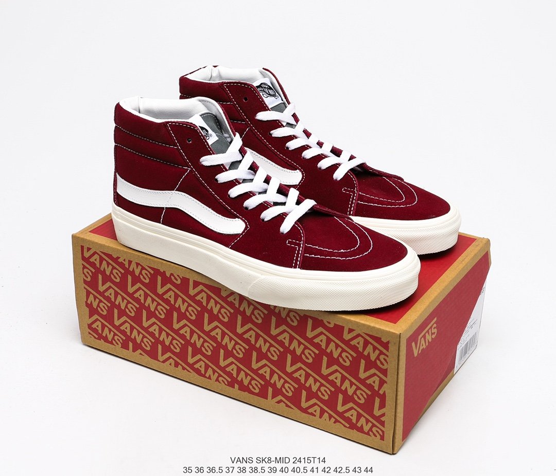 van shoes red