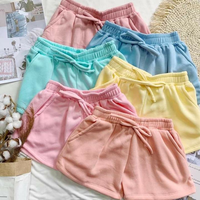 terry jogger shorts