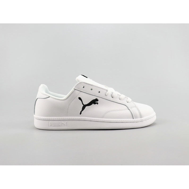 puma platform trainers white