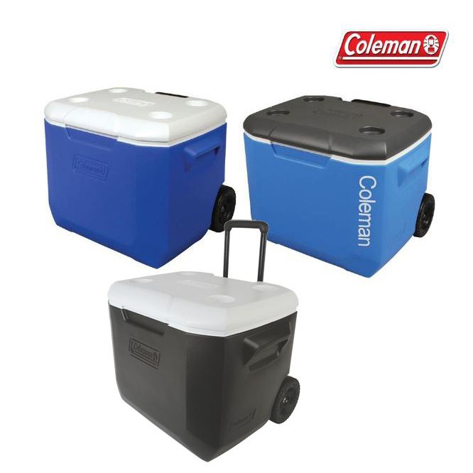 coleman cooler blue