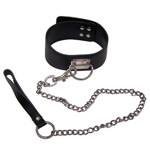 dog chain collar and leash