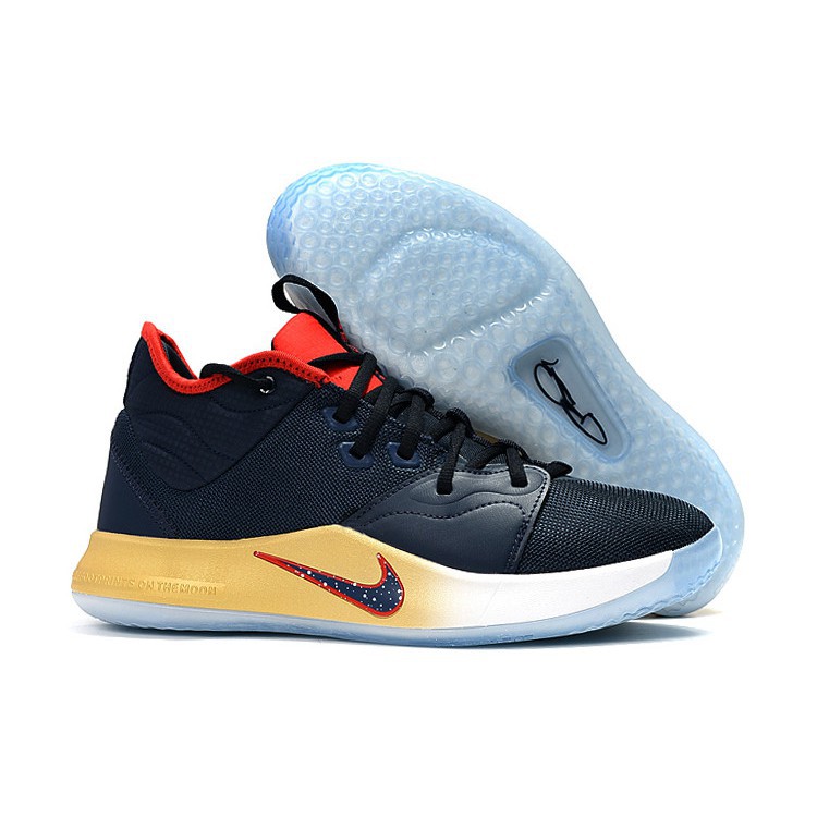 paul george shoes gold