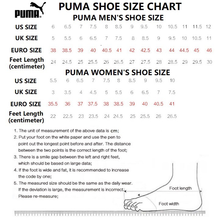 puma shoes size 6