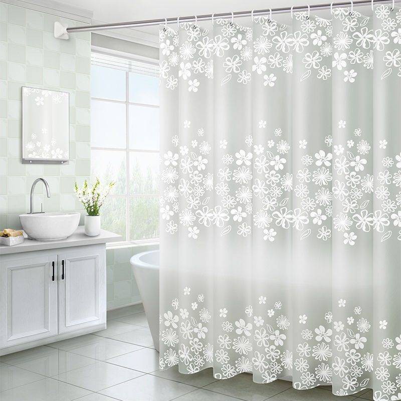 bathroom shower curtain rods