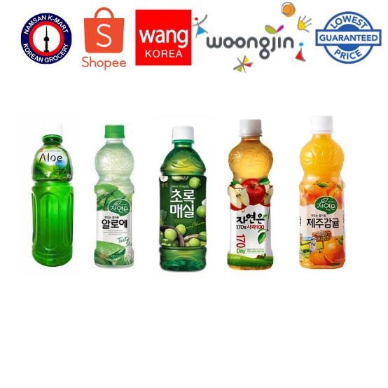 Woongjin/Wang Korean Fruit&Vegetable Juice Drinks 500ml Shopee