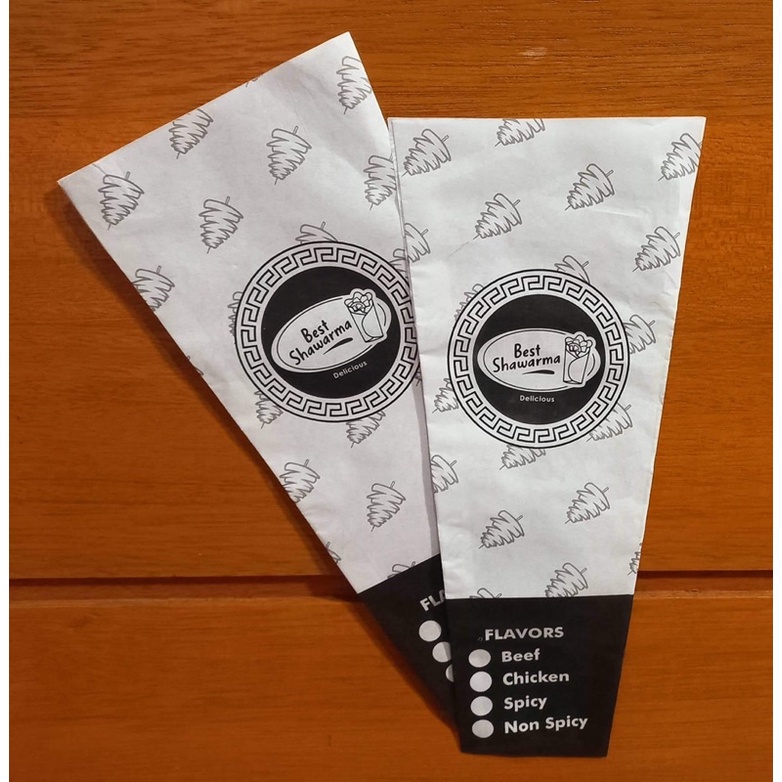 SHAWARMA WRAPPER good for size 6-7 pita bread approx 100 PCS | Shopee ...