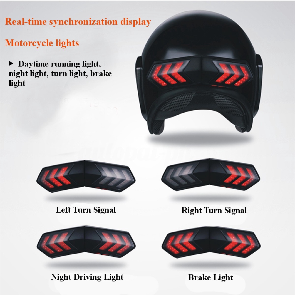 helmet tail light