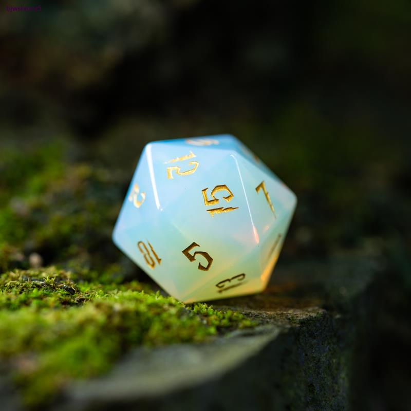 Opal Dnd Dice Coc Running Team Cthulhu S Call Gem Board Game Running Team Dice Sided Trpg Dice Shopee Philippines